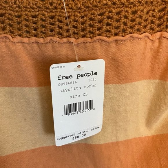 We The Free Sayulita Striped Crocheted Tunic Dress - Picture 8 of 10